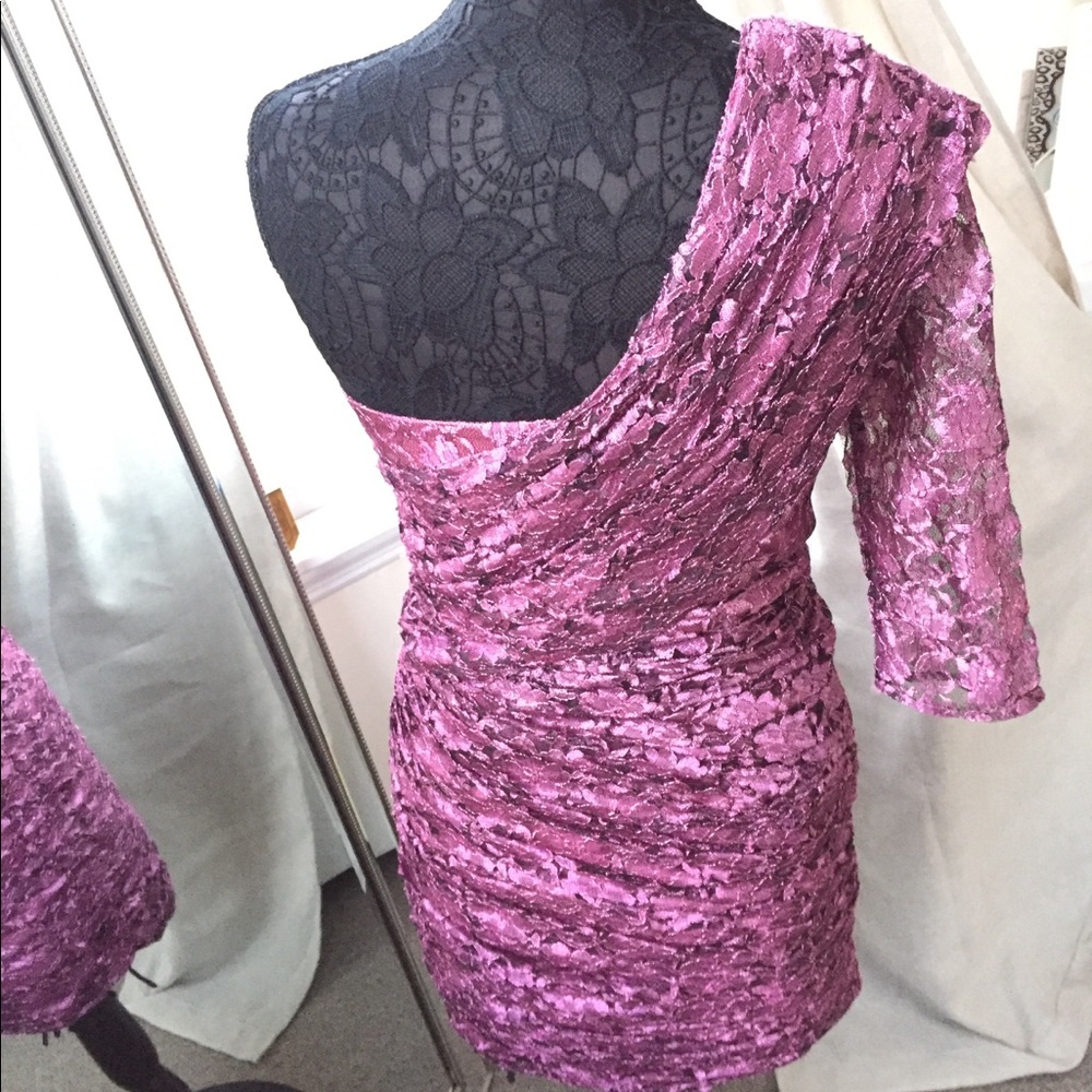 One shoulder dress - Picture 3 of 4